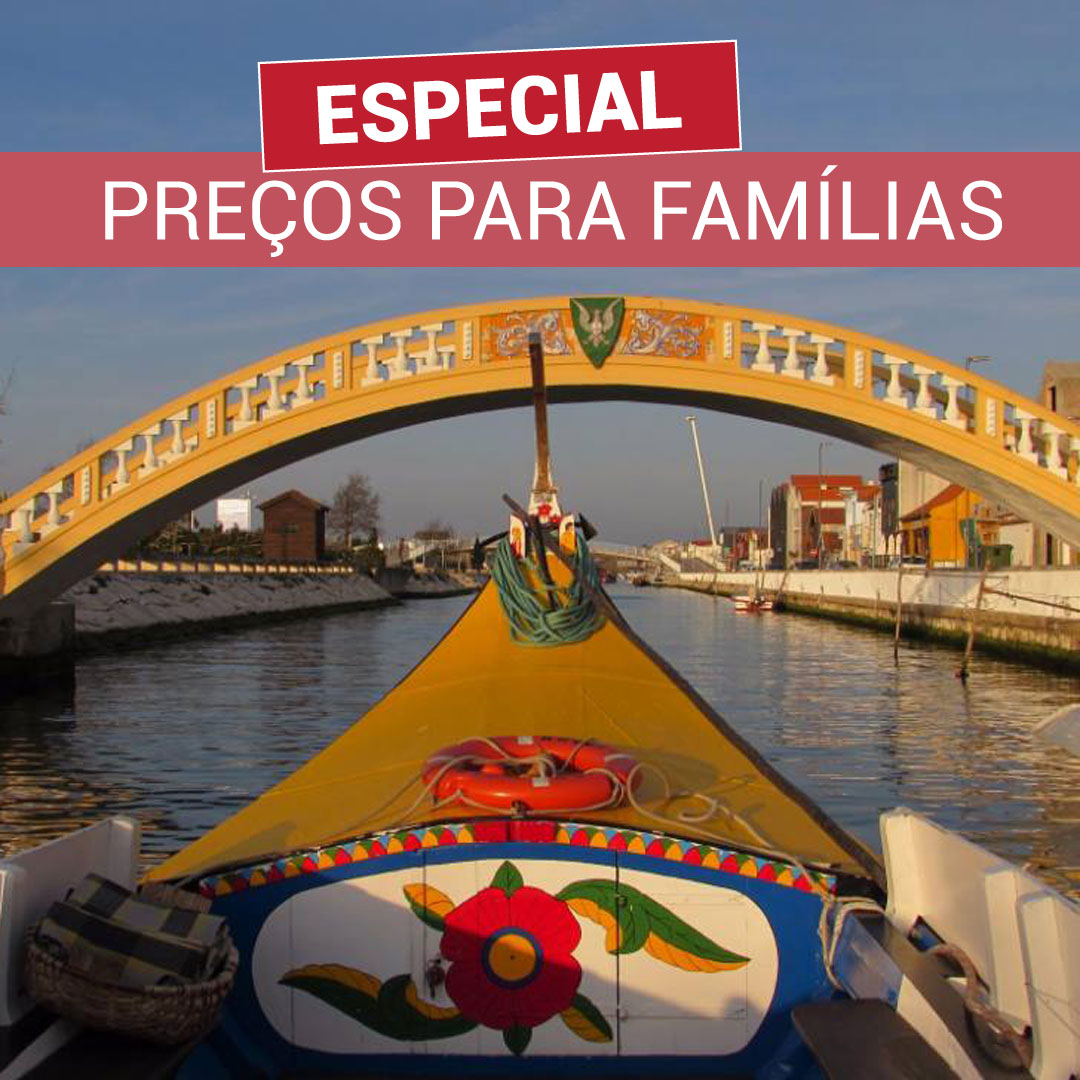 Passeio de barco em Aveiro - Preços Família